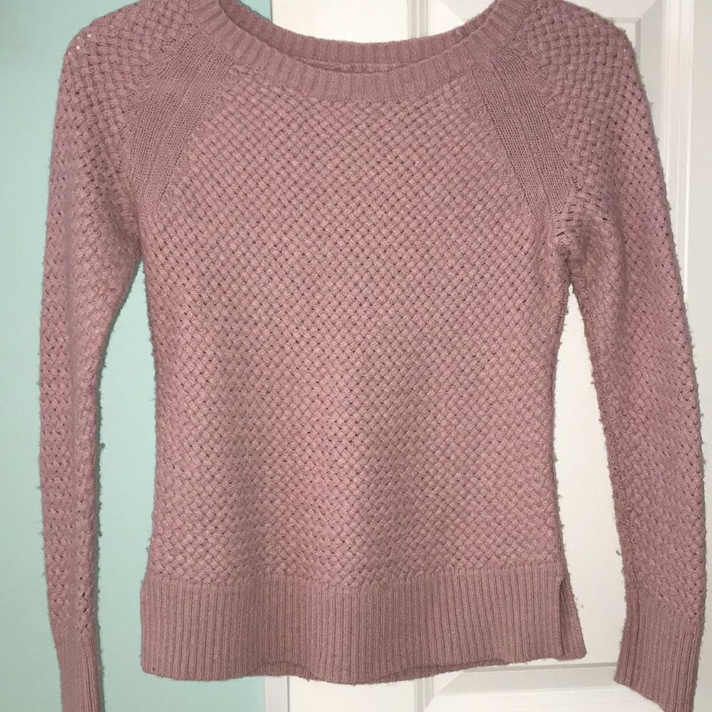 Dusty rose LOFT sweater